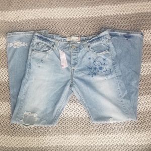 Levi's 513 Slouch Bootcut Button Fly Jeans 13 M